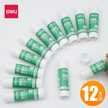 得力	固體膠 7103 36g/12支 全國(guó)統(tǒng)一價(jià)：22元